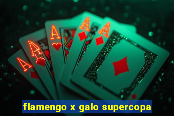 flamengo x galo supercopa